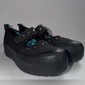 Monster High Keds Black Platform Mary Jane Shoes size 9 NIB New